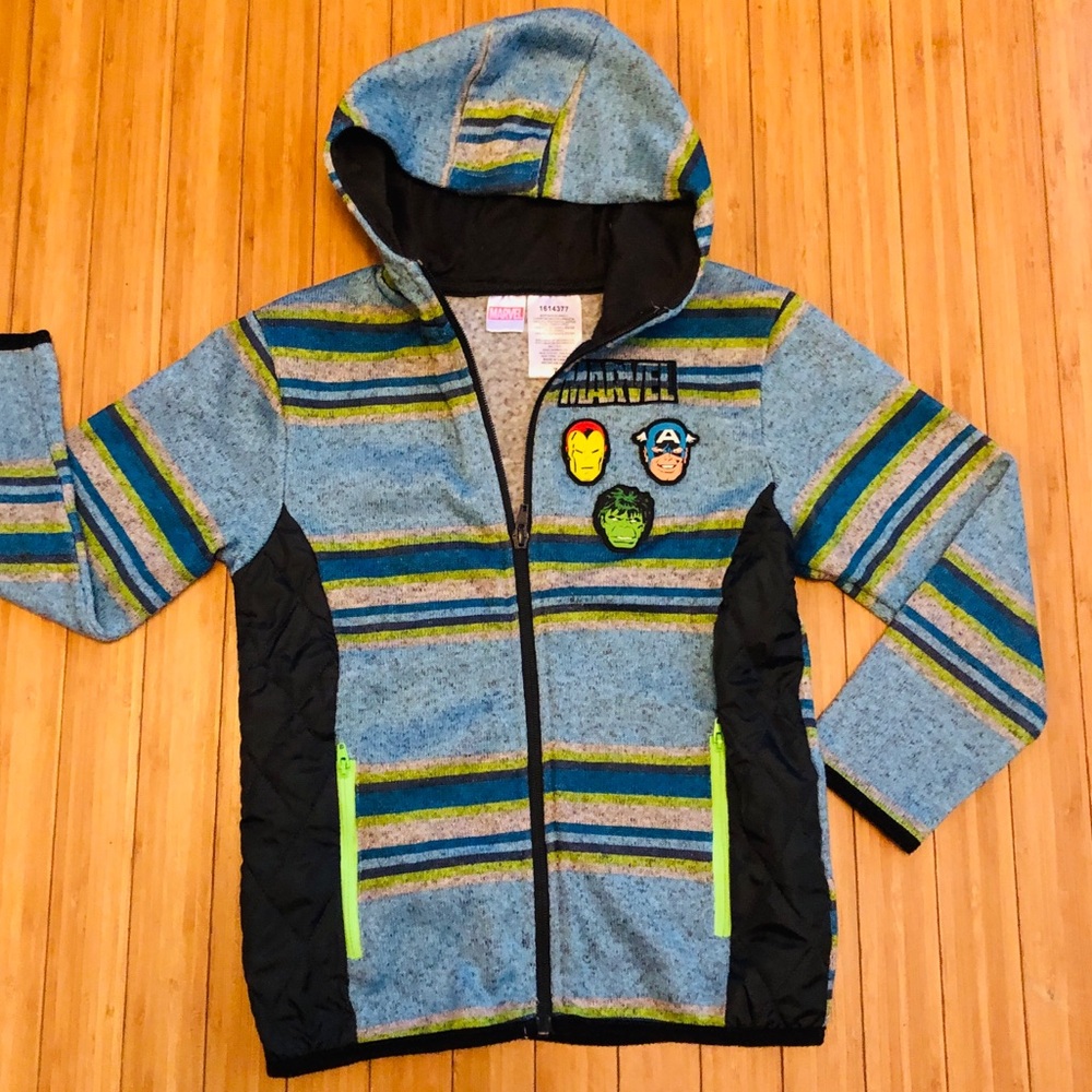 Marvel Kids Sweater Jacket Hoodie